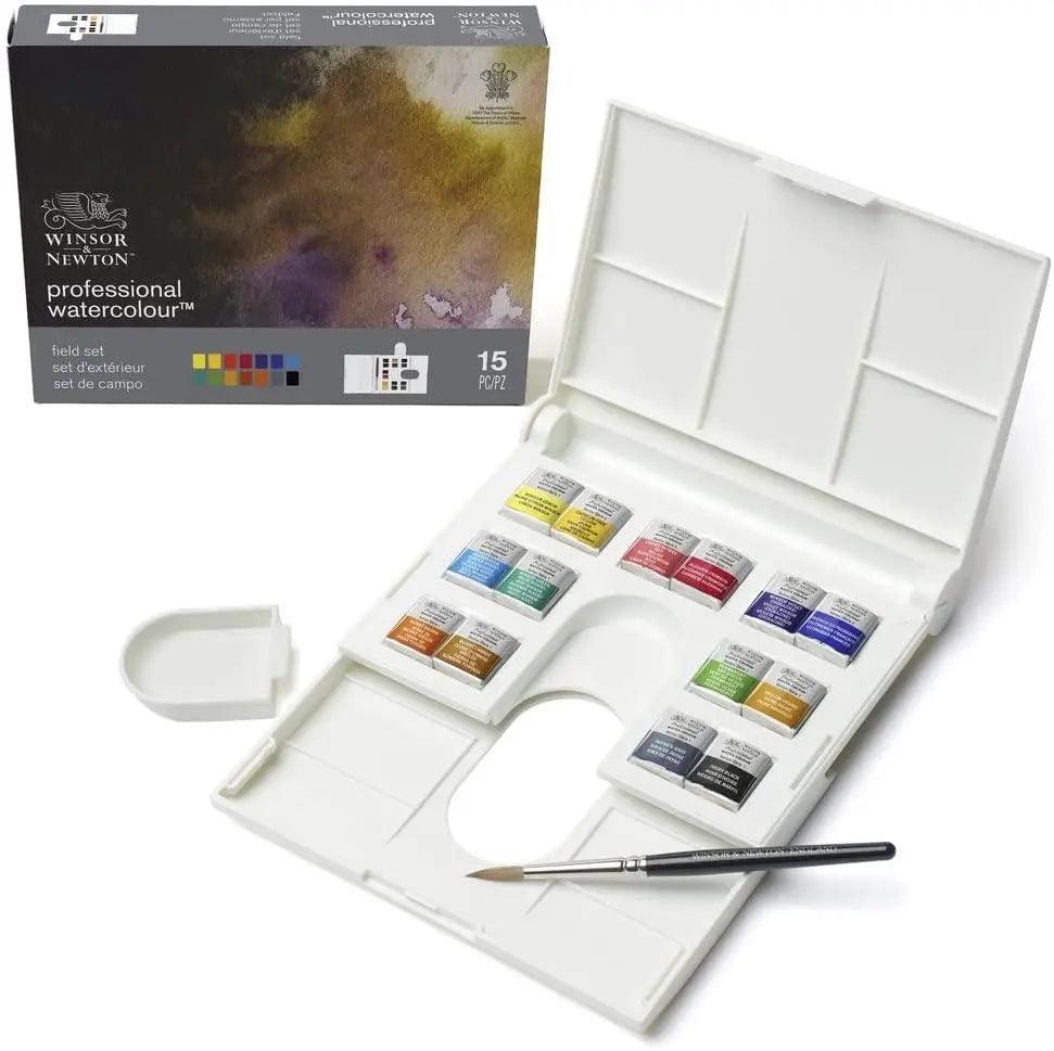 Winsor & Newton Professional Water Color Compact Set, 14 Half Pans The Stationers