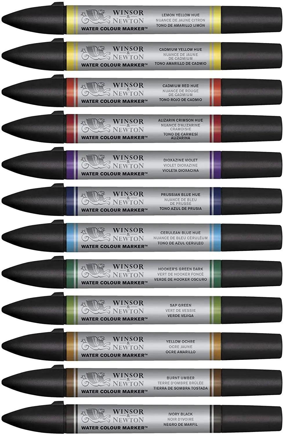 Winsor & Newton Water Colour Brush Markers The Stationers