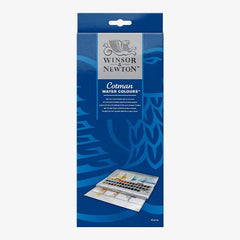 Winsor Newton Cotman Watercolor Studio Set Of 45 Half Pans The Stationers
