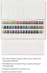 Winsor Newton Cotman Watercolor Studio Set Of 45 Half Pans The Stationers