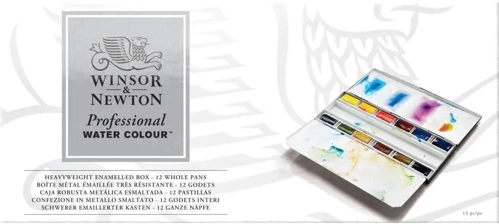 Winsor Newton Professional Watercolor Metal Box The Stationers
