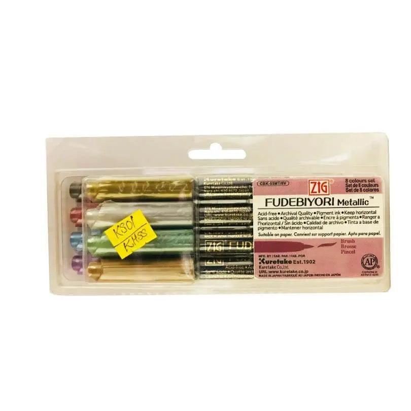 ZIG Fudebriyori Metallic Marker - Multi Color The Stationers